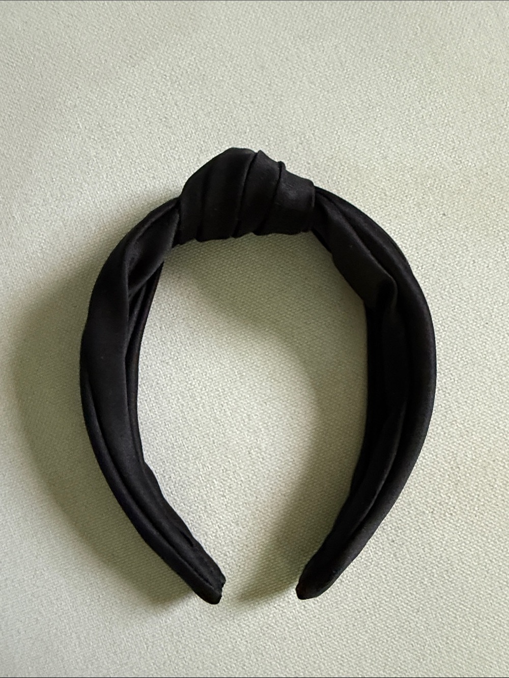 Classic Black Knotted Headband
